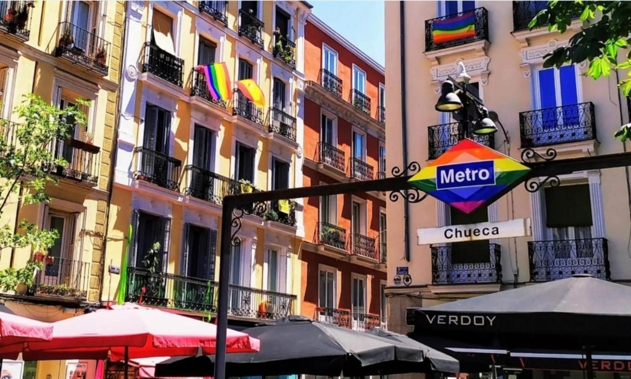 Cozy Apt 1Hab Para 4Pax En La Plaza De Chueca Madrid Buitenkant foto